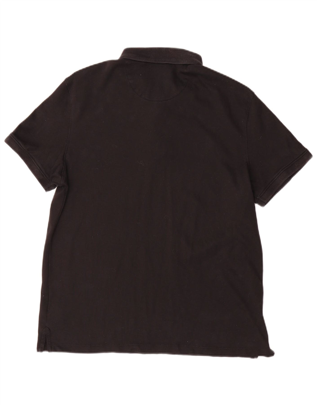 Calvin Klein Herren-Poloshirt, mittelgroß, schwarze Baumwolle