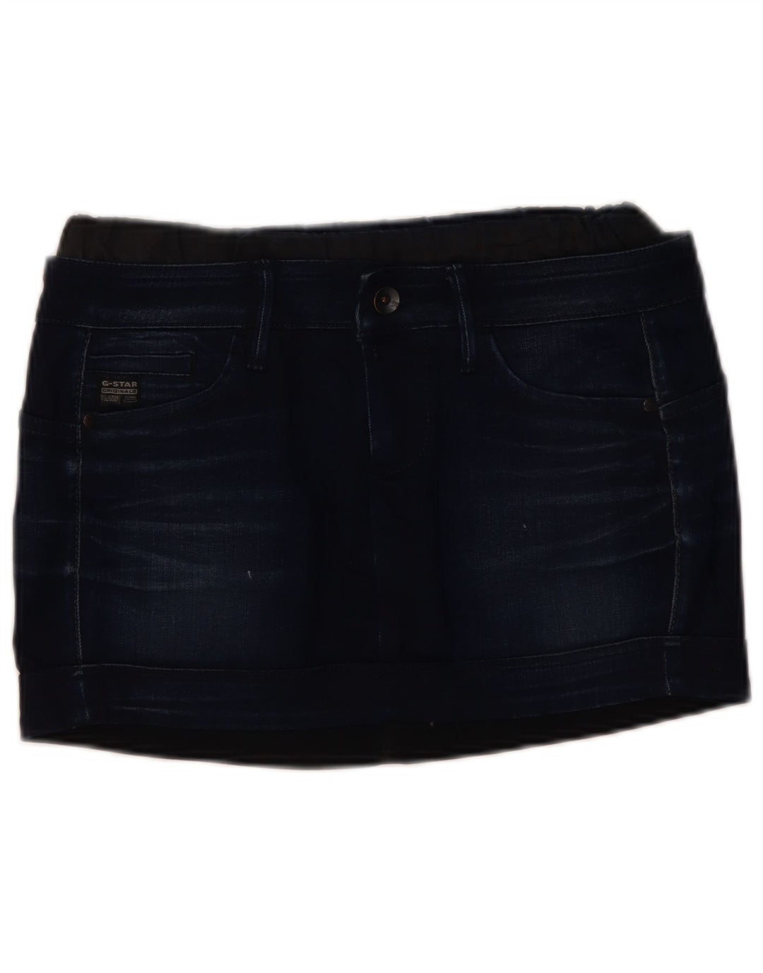 G-Star Damen Mini-Jeansrock W28 Mittelmarineblau