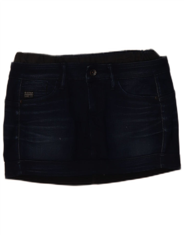 G-Star Damen Mini-Jeansrock W28 Mittelmarineblau