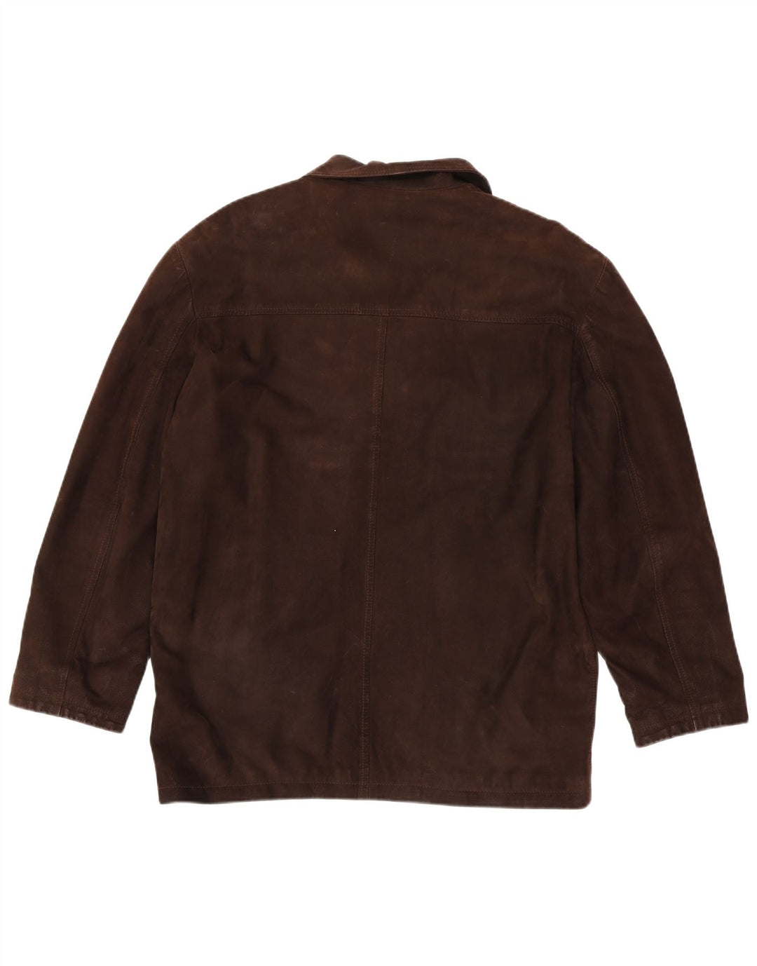 Lavorazione Artigianale Herren Lederjacke IT 48 Mittelbraun