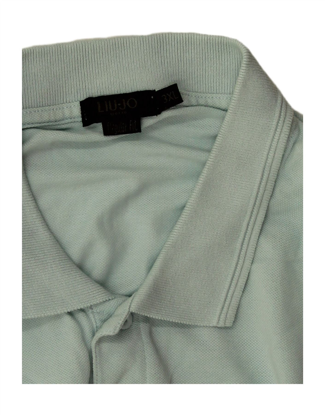 Liu Jo Herren Poloshirt 3XL Blau Baumwolle