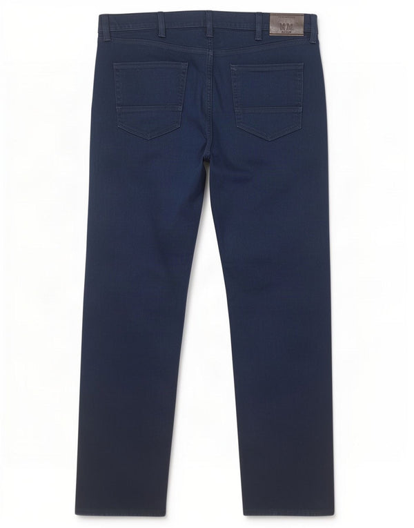 Marks & Spencer Herren Straight Jeans W36 L31 Marineblaue Baumwolle