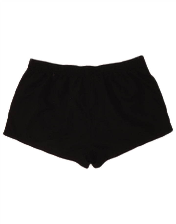 Emporio Armani Damen Graphic Casual Shorts W30 Mittelschwarzes Polyester