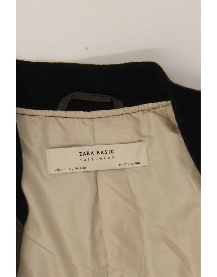 Zara Damen Bomberjacke UK 14 Large Khaki