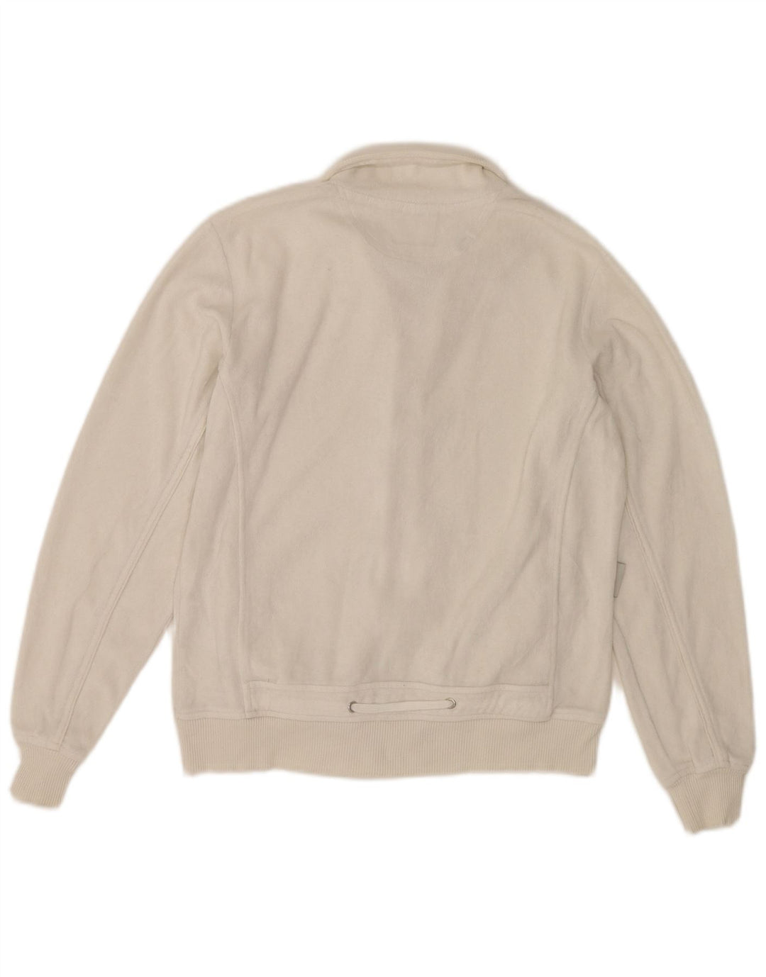 Champion Damen-Trainingsanzugoberteil, UK-Größe 10, Größe S, weiße Baumwolle