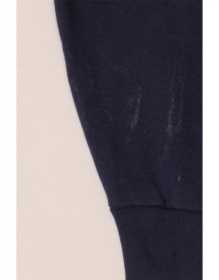 CHAMPION Damen-Kapuzenpullover mit Grafik, übergroß, UK 14, mittleres Marineblau