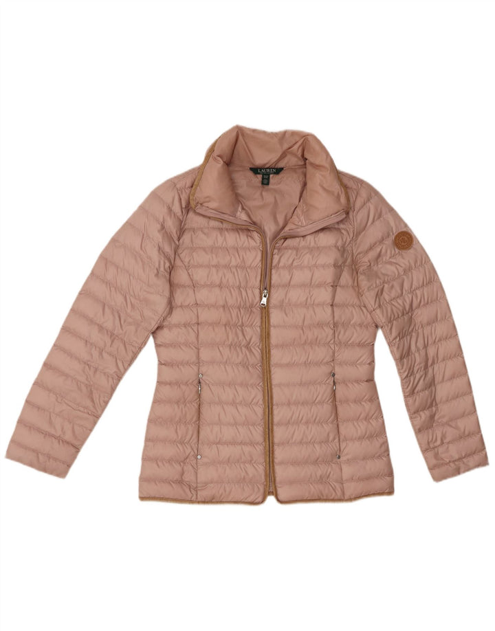 Ralph Lauren Damen Wattierte Jacke UK 6 XS Rosa Polyester
