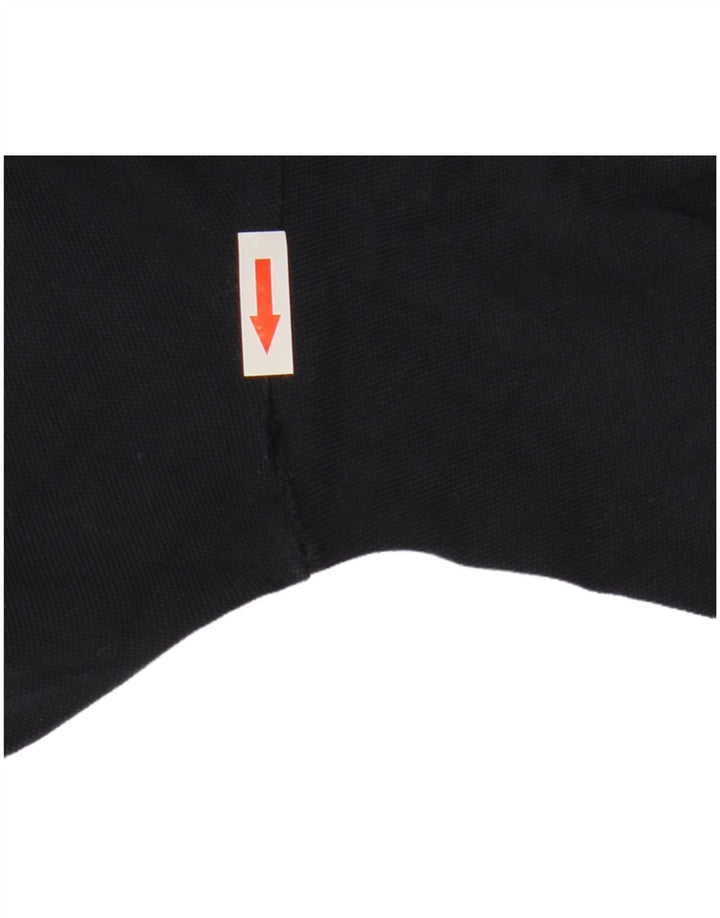 Kappa Herren-Langarm-Poloshirt aus mittelblauer Baumwolle
