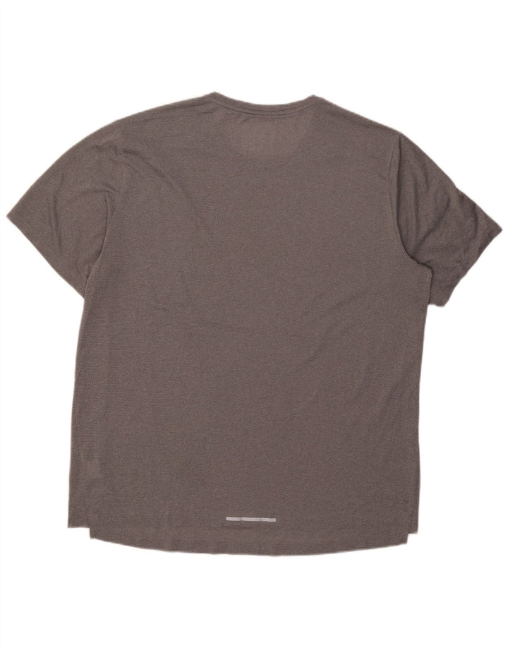Nike Herren Dri Fit T-Shirt Top XL Grau Polyester