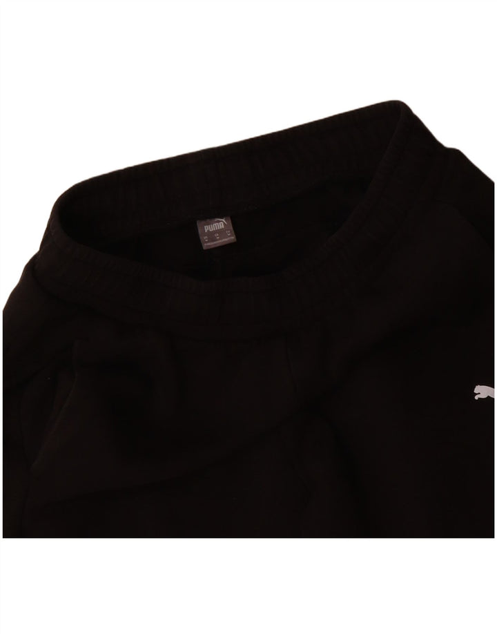 PUMA Womens Tracksuit Trousers UK 14 Medium  Black Cotton