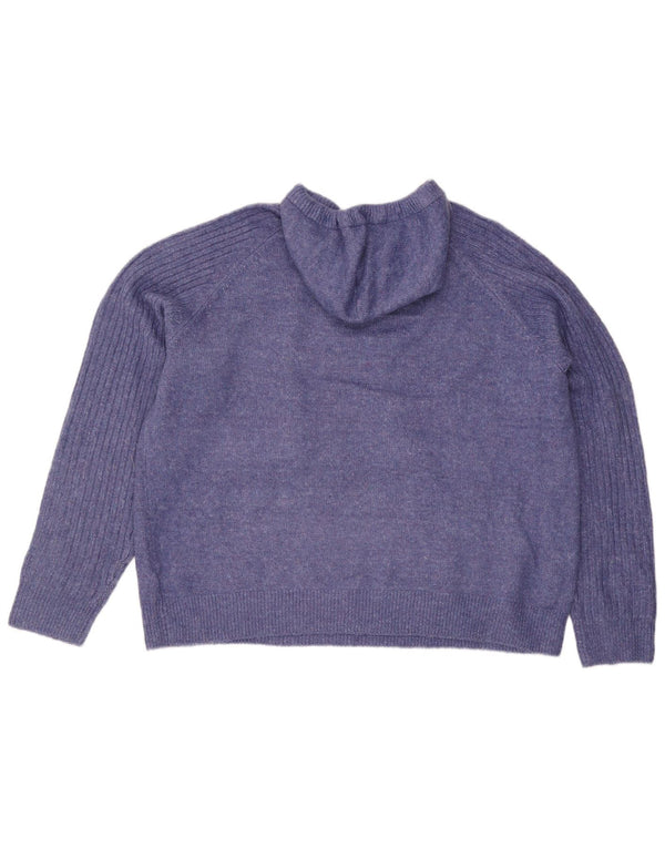 Marks & Spencer Damen Kapuzenpullover UK 18 XL Lila meliert