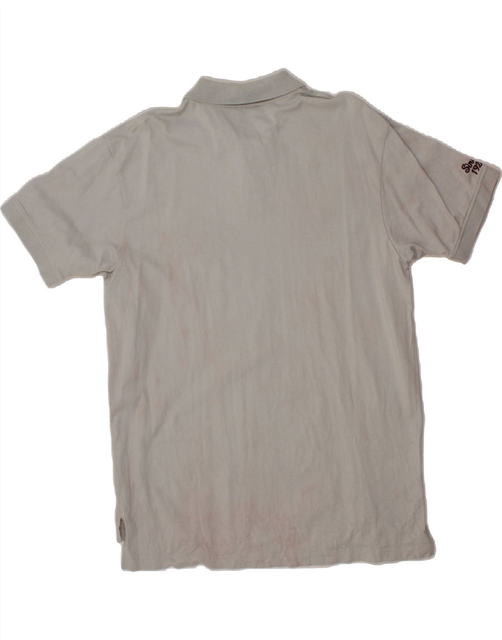 UMBRO Mens Graphic Polo Shirt Large Grey Cotton Vintage Umbro and Second-Hand Umbro from Messina Hembry 