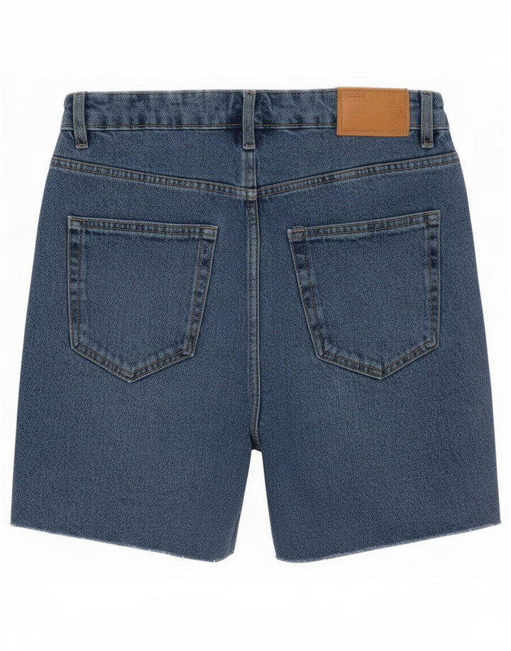 Zara Herren Jeansshorts EU 38 Small W30 Blau