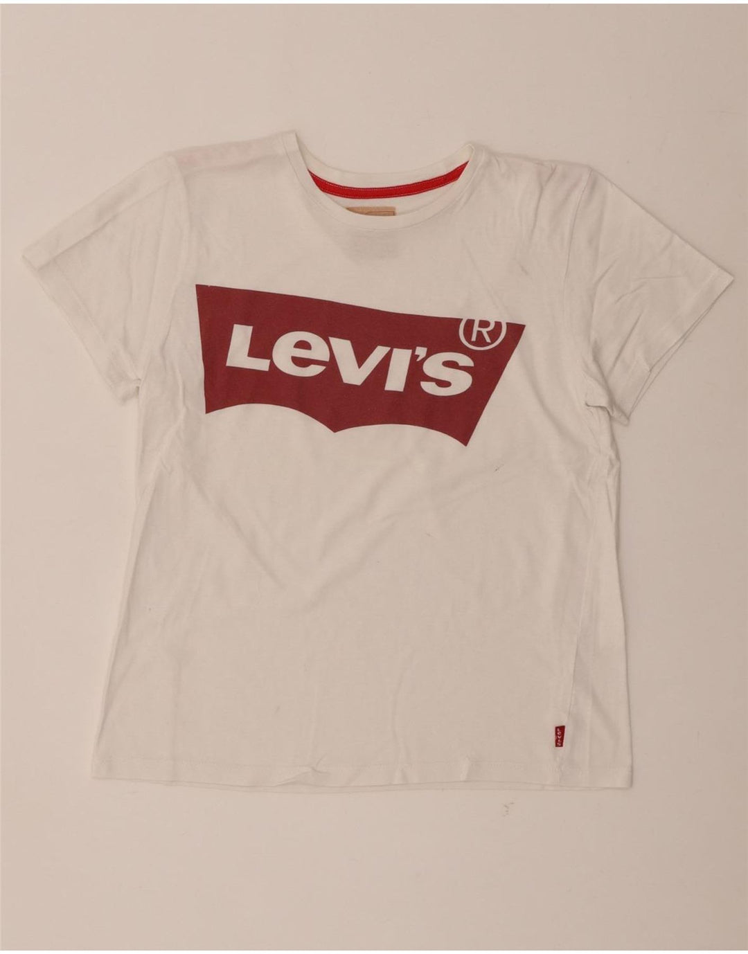 Levi's Mädchen-T-Shirt mit Grafik, 13–14 Jahre, Weiß