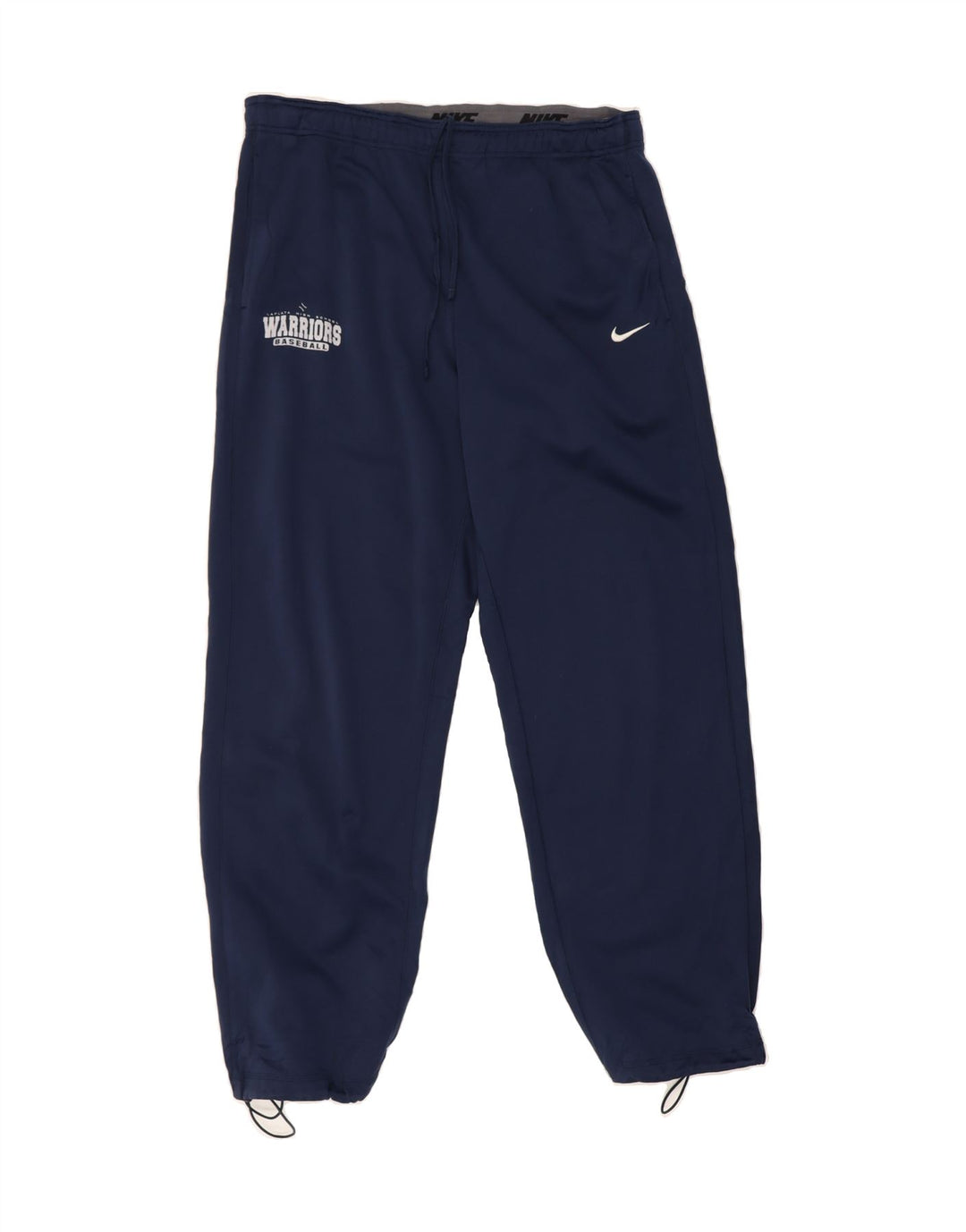 NIKE Mens Warriors Tracksuit Trousers Joggers XL  Navy Blue Polyester Vintage Nike and Second-Hand Nike from Messina Hembry 