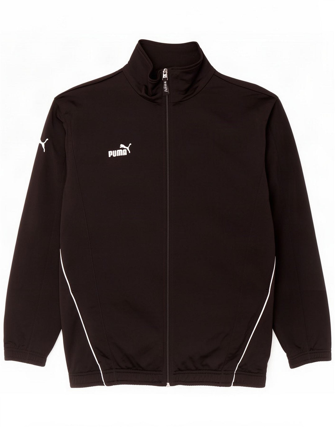Puma Jungen Trainingsanzug Top Jacke 15-16 Jahre Schwarz Polyester