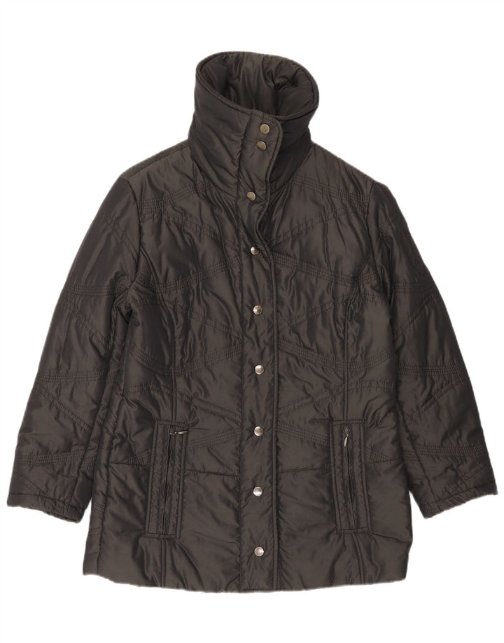 Perte by Krizia Damen Wattierte Jacke UK 12 Medium Schwarz