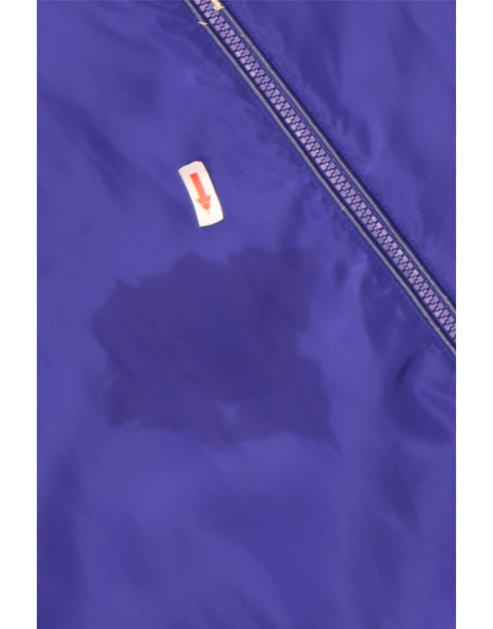Guess Herren-Trainingsanzugoberteil, Jacke, 2XL, blaues Farbblock-Polyester