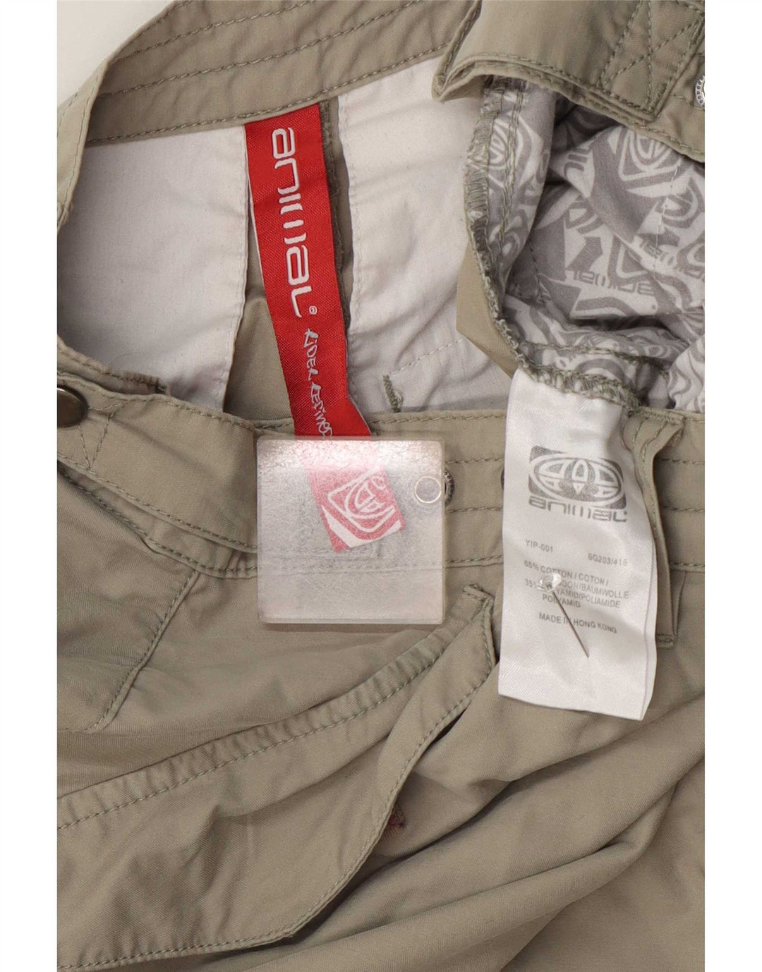 Animal Herren-Cargoshorts, Größe S, Größe W29, Khaki, Baumwolle