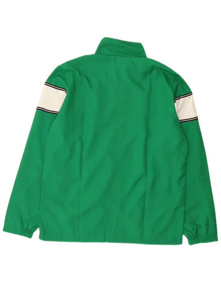 Jako Herren-Trainingsanzug-Oberteil, Jacke, klein, grünes Farbblock-Polyester