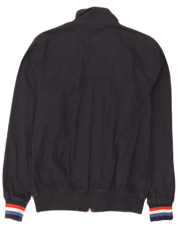 Fred Perry Herren Bomberjacke UK 38 Mittelmarineblaue Baumwolle