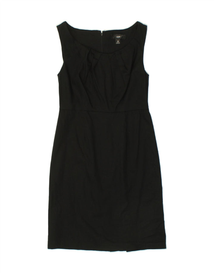 MOSSIMO Womens Sleeveless Sheath Dress US 4 Small Black Cotton Vintage Mossimo and Second-Hand Mossimo from Messina Hembry 