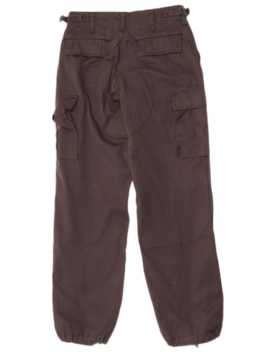 Vintage Herren Jogger Cargo Hose W28 L30 Grau