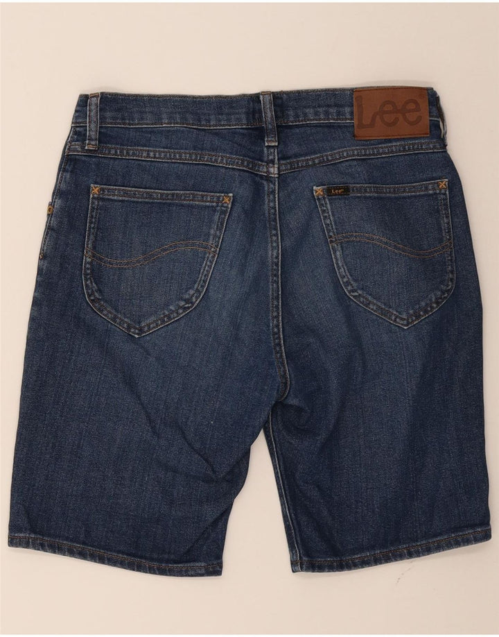 LEE Mens Rider Denim Shorts W29 Small Blue Cotton Vintage Lee and Second-Hand Lee from Messina Hembry 