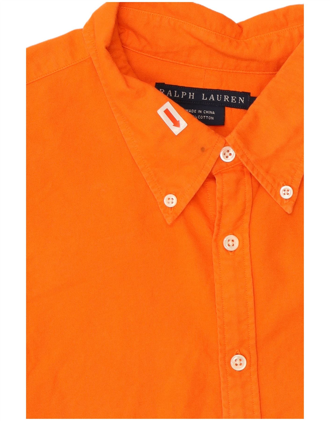 Ralph Lauren Hemd für Jungen, 13–14 Jahre, Orange, Baumwolle