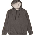 ADIDAS Mens Hoodie Jumper Medium Grey Cotton Vintage Adidas and Second-Hand Adidas from Messina Hembry 