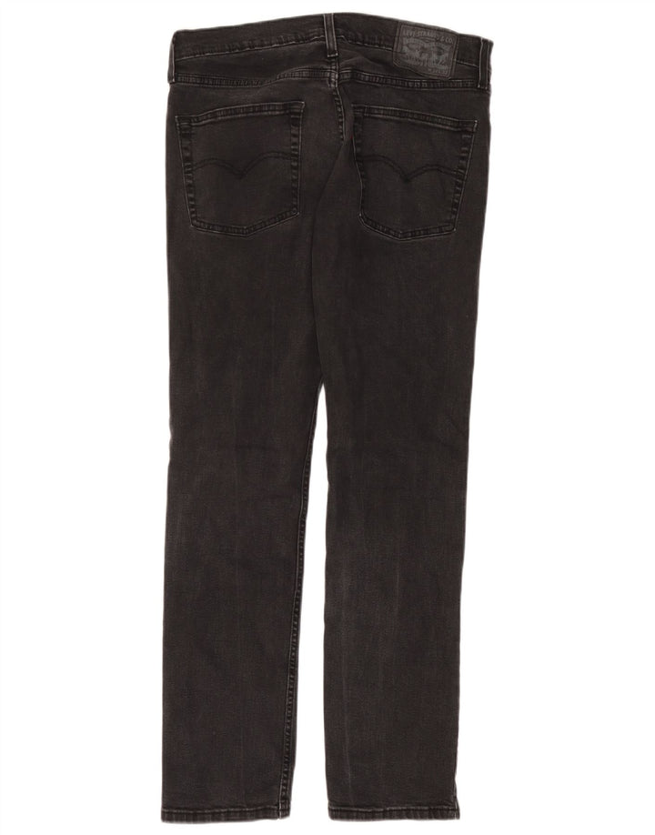 Levi's Herren Slim Jeans W34 L32 Graue Baumwolle