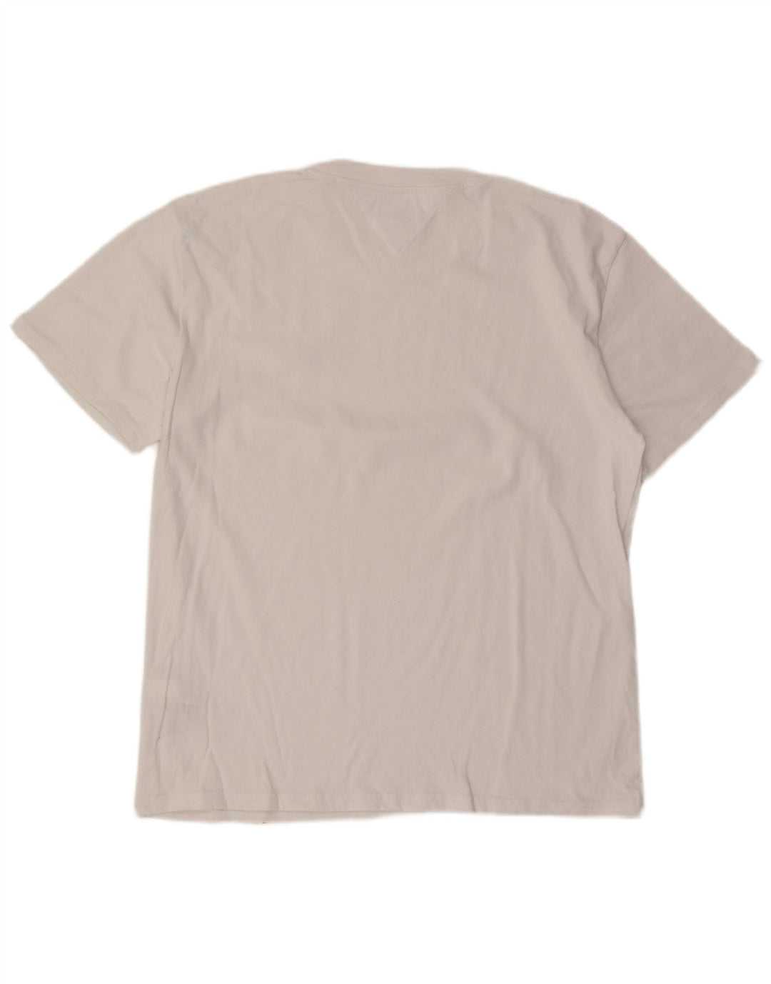 TOMMY HILFIGER Mens T-Shirt Top 2XL White Cotton