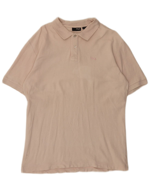 FILA Herren Poloshirt Mittelbeige Baumwolle
