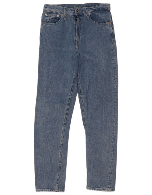 Tommy Hilfiger Damen Izzie High Rise Slim Jeans W26 L28 Blaue Baumwolle