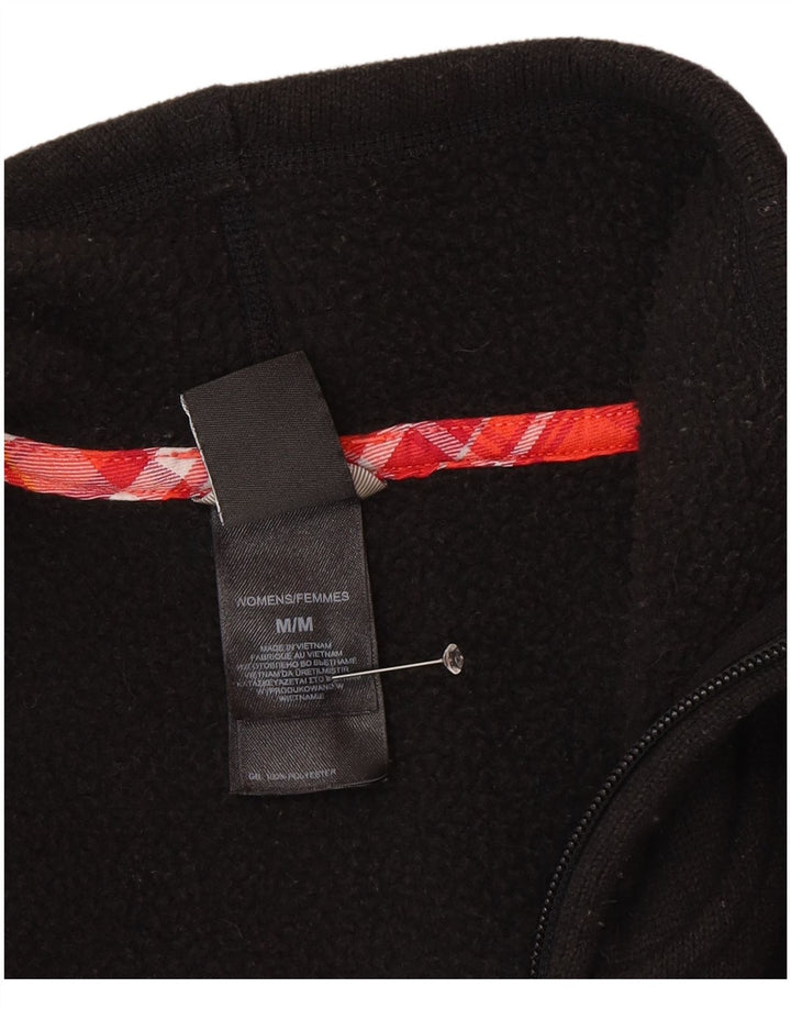 The North Face Damen-Trainingsanzug-Top-Jacke UK 12 Mittelschwarzes Polyester