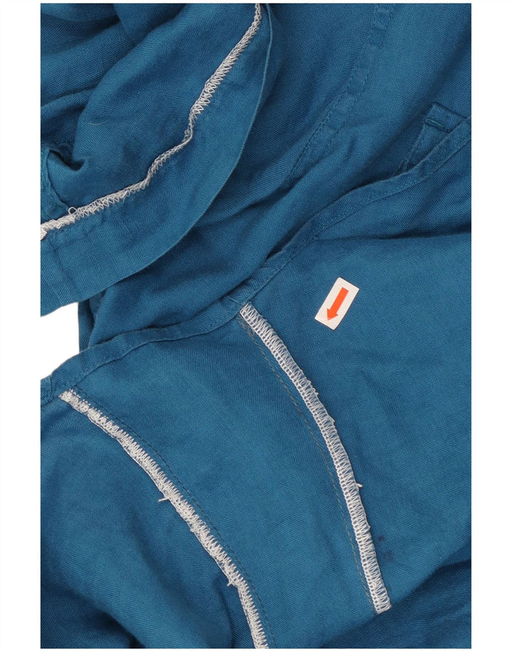 TOMMY HILFIGER Herren Custom Fit Kurzarmhemd XL Blau