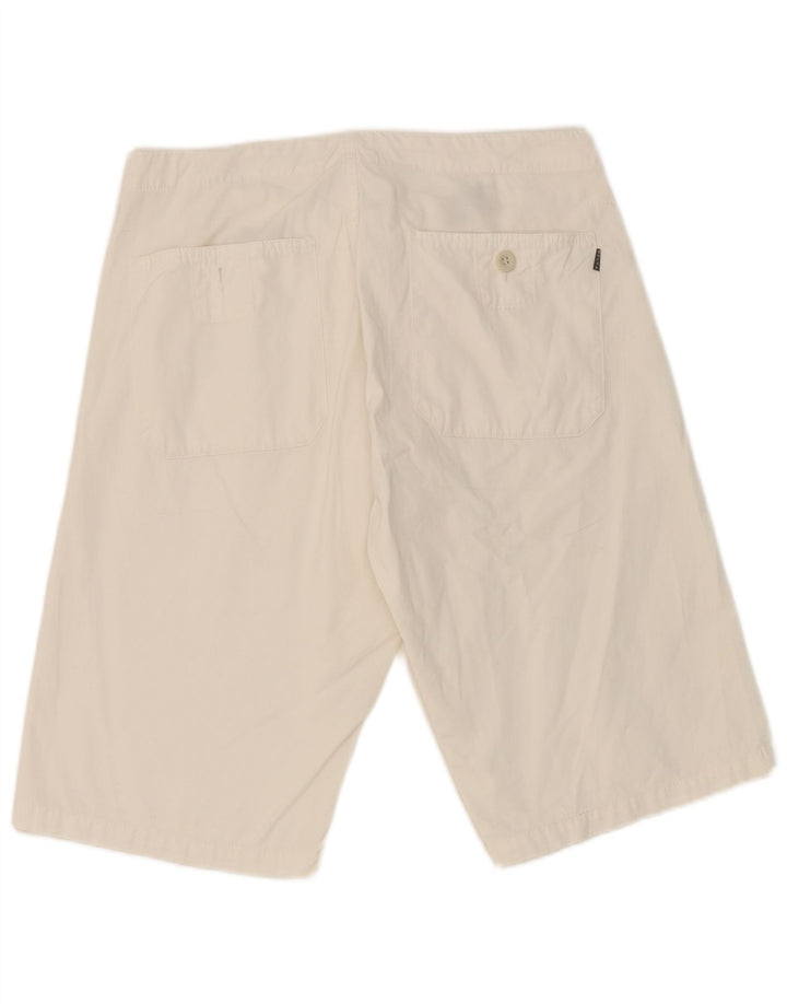 Belfe Herren-Chino-Shorts, W30, mittelweiße Baumwolle