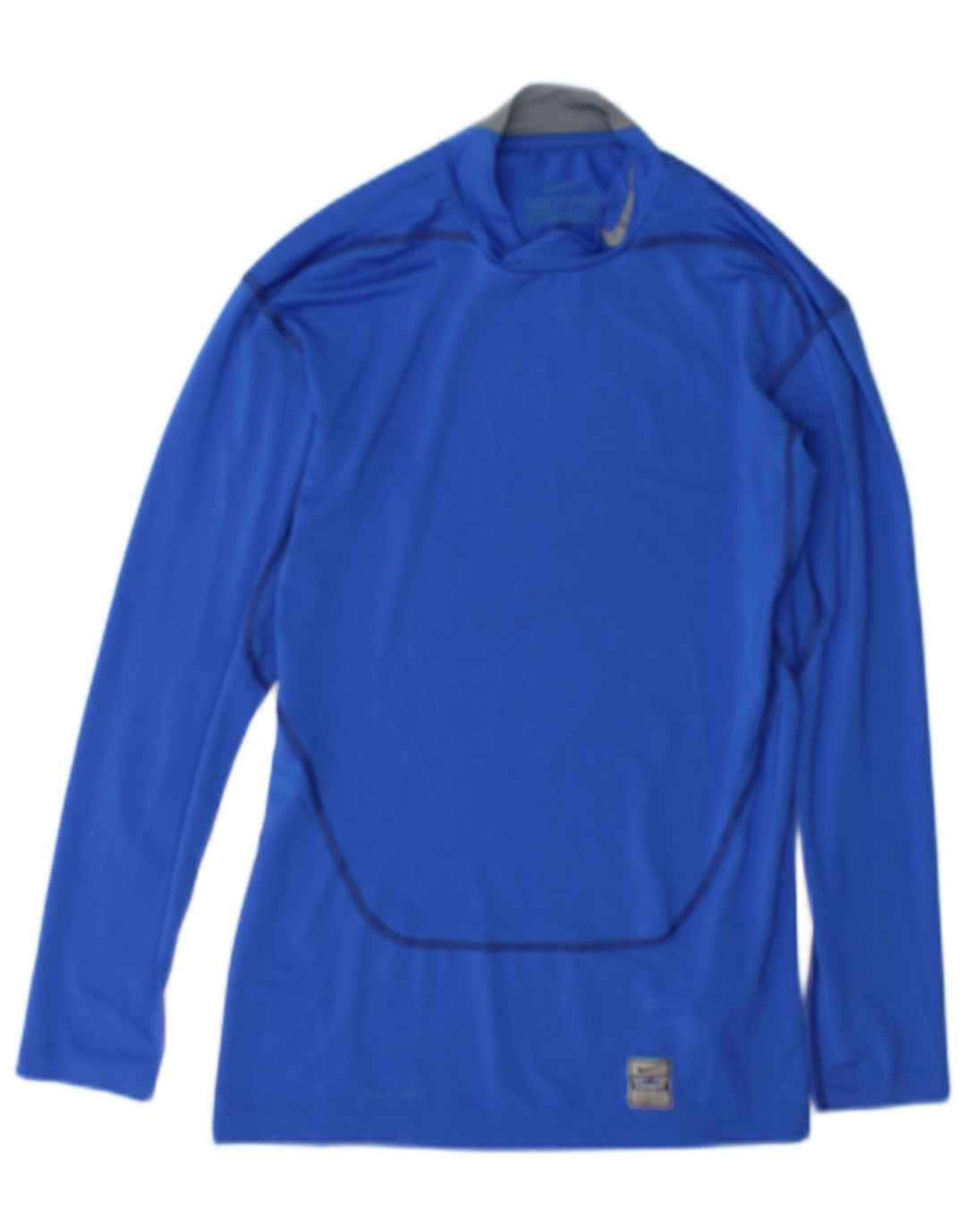 Nike Herren Dri Fit Top Langarm Small Blau Polyester