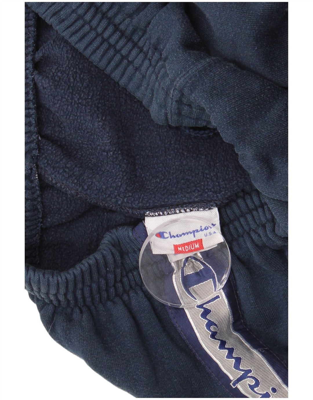 CHAMPION Herren-Trainingshose mit Grafik, mittelmarineblaue Baumwolle