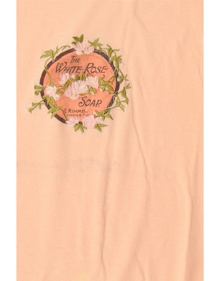 Vintage Damen Weste Top UK 14 Mittelrosa