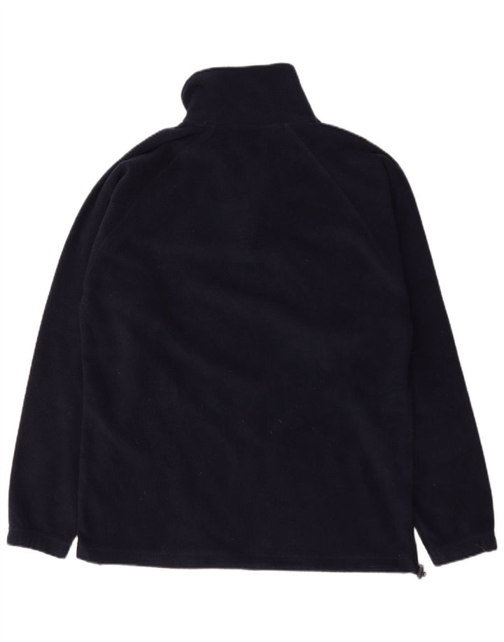 Kappa Herren-Fleecepullover mit Reißverschluss, Größe S, Marineblau, Polyester