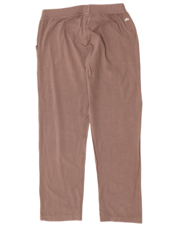 Ellesse Damen-Trainingshose, UK 12, mittelbraune Baumwolle