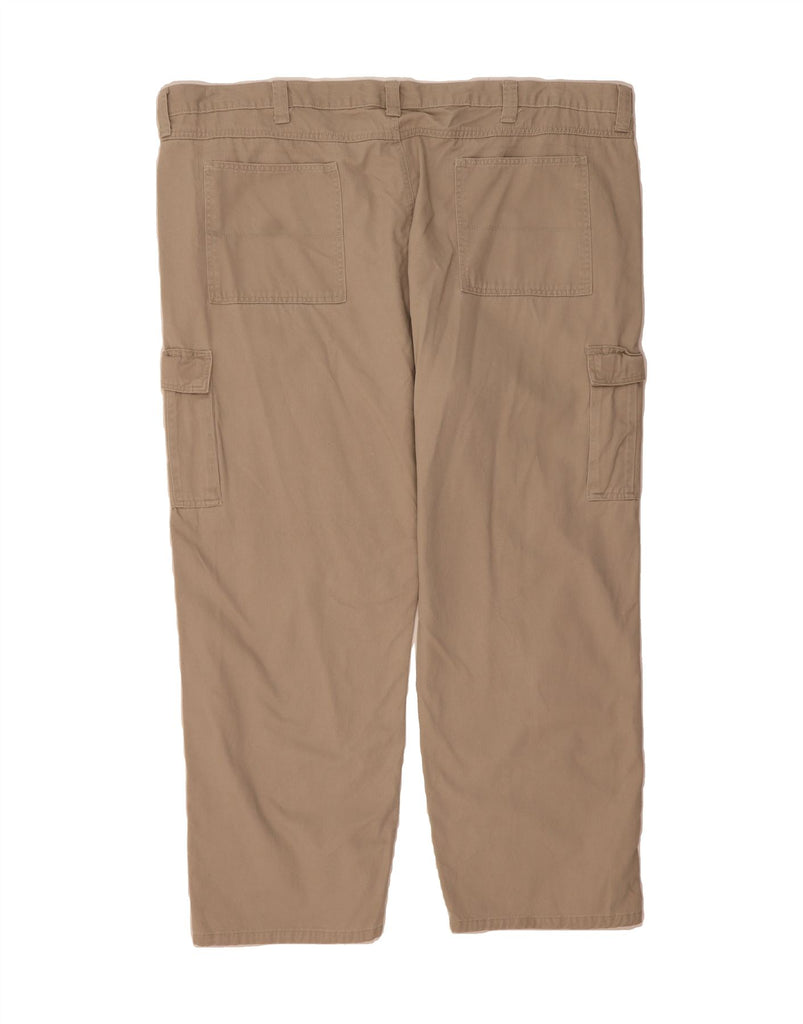 WRANGLER Mens Straight Cargo Trousers W50 L30 Beige Cotton Vintage Wrangler and Second-Hand Wrangler from Messina Hembry 
