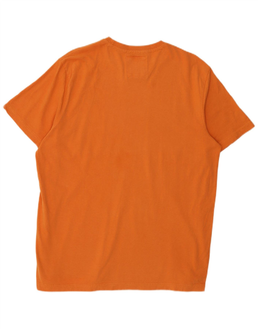 J. Crew Herren T-Shirt Top XL Orange Baumwolle