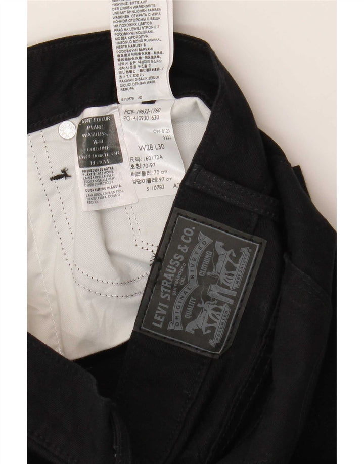 Levi's Damen Bootcut Jeans W28 L30 Schwarze Baumwolle