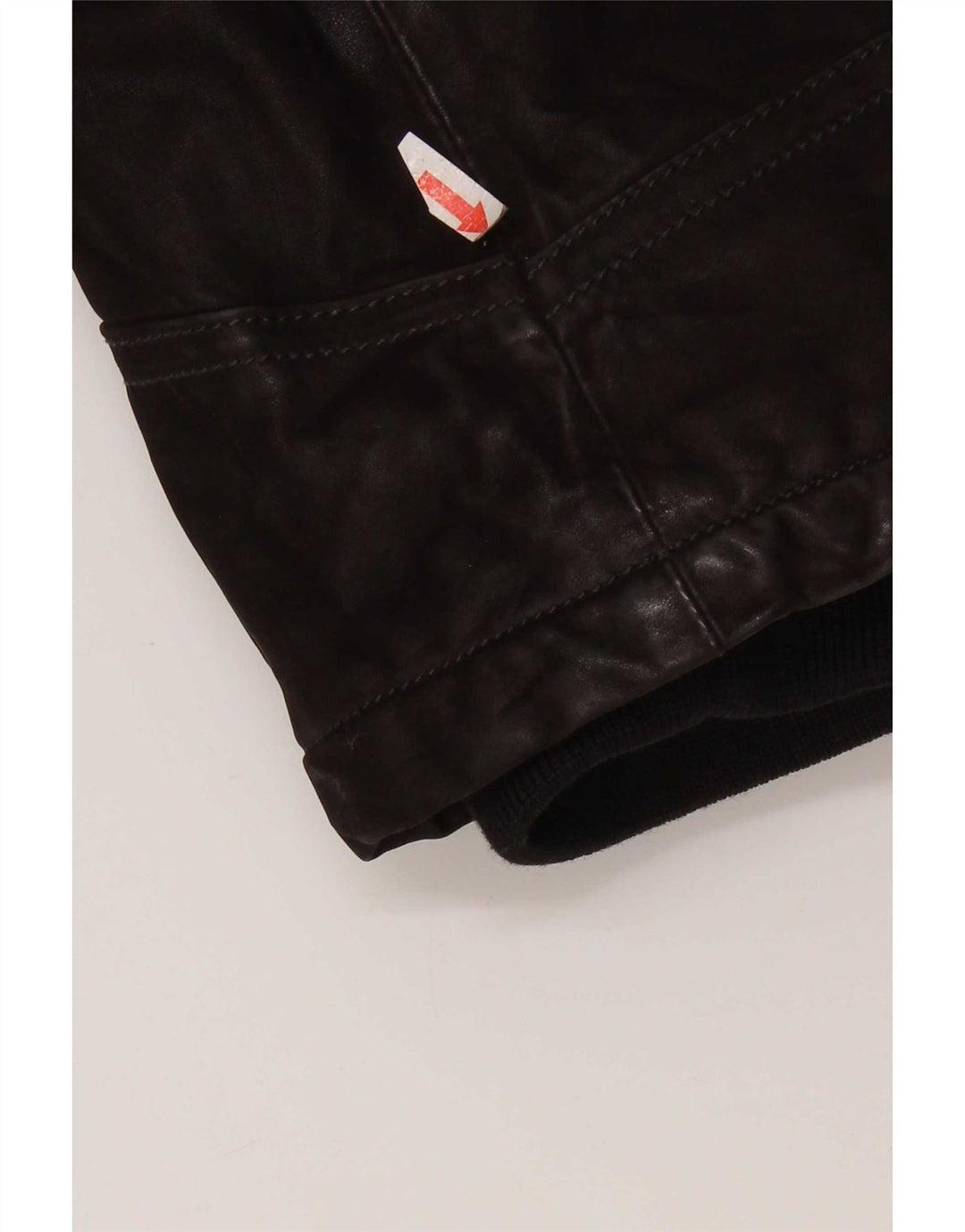 Patricia Herren Leder-Windbreaker-Mantel UK 44 2XL Braun