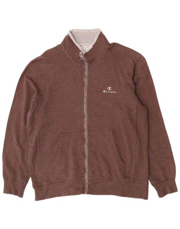 Champion Herren Heritage Trainingsanzug Top Jacke 3XL Braun Baumwolle