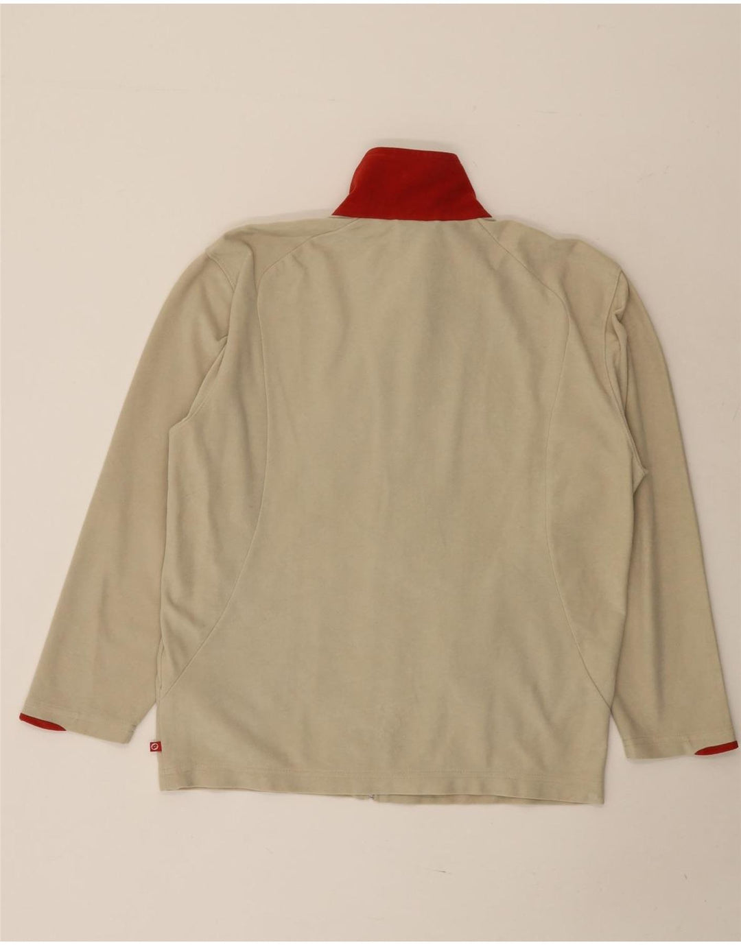 LOTTO Damen-Trainingsanzug-Oberteil in Übergröße, Gr. 10, Größe S, Beige, Farbblock