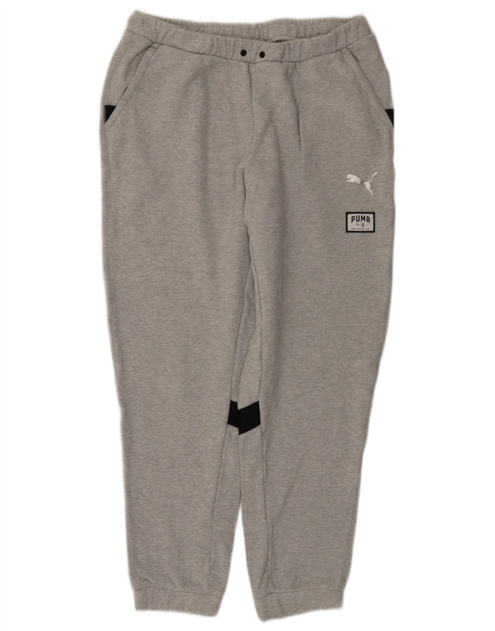 Puma Herren-Trainingshose, Jogginghose, Größe S, grau gefleckt
