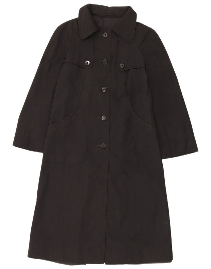 Piccadilly Damenmantel UK 10 Small Schwarz Polyester